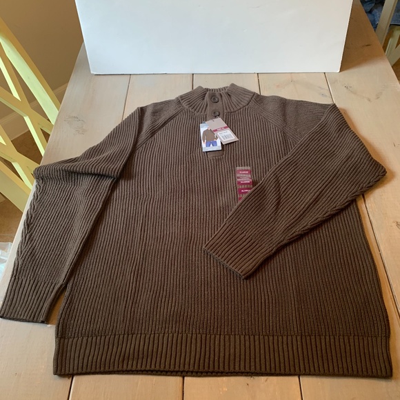 Eddie Bauer Men’s Quarter Button Sweater XL - Picture 3 of 14